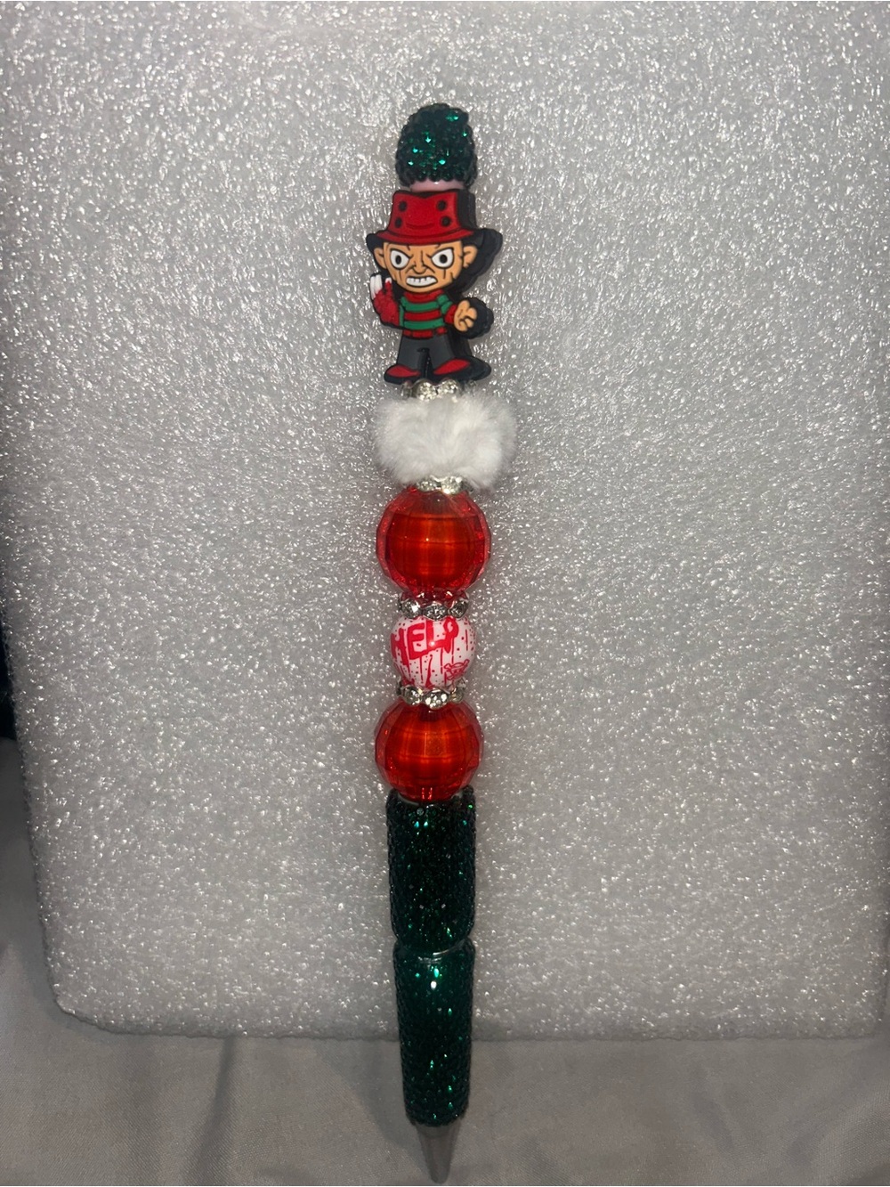 Freddy Krueger beaded pen